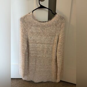 Lou & Gray light pink fuzzy sweater